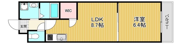 フジパレス城東永田の物件間取画像